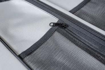 VanEquip Fensterpacktasche mit Paneel hellgrau für Mercedes V-Klasse/Vito (ab 2014), Fahrerseite L2